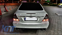 Pare-chocs arrière pour Mercedes Classe E W211 02-09 supports PDC-image-6052958