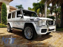 Pare-chocs arrière pour MERCEDES G W463 1989-2017 G63 G65 Look Marchepieds--image-6034282