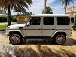 Pare-chocs arrière pour MERCEDES G W463 1989-2017 G63 G65 Look Marchepieds--image-6034283