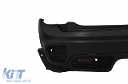 Pare-chocs arrière pour MINI ONE III F56 3D 2014+ JCW Design Tuyau Embout d'échappement double-image-6102611