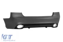 Pare-chocs arrière RS5 adapté pour Audi A5 Coupé et Cabriolet 2007–2016, avec sorties d'échappement chromées -O--O--image-6164337