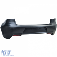 Pare-chocs arrière sport avec diffuseur adapté pour VW Golf 6 R20 2008-2013-image-6203584