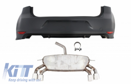 image-54-Pare-chocs Arrière Système d'échappement Double pour VW Golf 7 VII 13-17 R Look