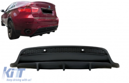 Pare-chocs arrière Valance Diffuseur d'air pour BMW X6 E71 2006-2014 M Design-image-6072451