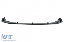 image-9-Pare-chocs avant Add-On Lèvre spoiler pour Audi A4 B9 8W 2016-2018 RS4 Look Noir brillant