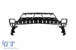 Pare-chocs avant design A adapté pour Mercedes GLS X166 2015-2019, avec éléments en chrome-image-6138754