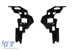 Pare-chocs avant design A adapté pour Mercedes E-Class W213 berline, S213 break 2016-2019, pour le modèle sans volets actifs-image-6265756