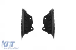 Pare-chocs avant design A type 65 adapté pour Mercedes Classe S C217 coupé 2014-2020 avec éléments chromés-image-6138727