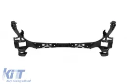 Pare-chocs avant Design Line A adapté pour Mercedes GLE Coupe C292 2015-2019 avec grille en diamant chromée/noire-image-6237365