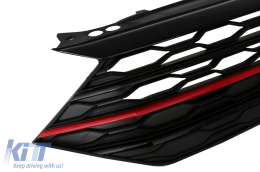 Pare-chocs avant Grille Lèvre Spoiler d'extension pour VW Jetta Mk7 2019-2020 GLI Look-image-6087518