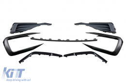 Pare-chocs avant Grille Lèvre Spoiler d'extension pour VW Jetta Mk7 2019-2020 GLI Look-image-6087520