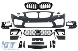 Pare-chocs avant & Grilles centrales pour BMW Série 5 F10 F11 2011-2017 M5 2020 Look-image-6090963