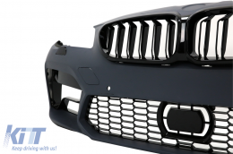 Pare-chocs avant & Grilles centrales pour BMW Série 5 F10 F11 2011-2017 M5 2020 Look-image-6096974