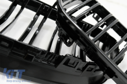 Pare-chocs avant Grilles Double rayure pour BMW 3 E92 E93 06-09 Sans PDC Projecteurs-image-6079914