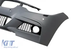 Pare-chocs avant M Technik adapté pour BMW Série 3 F30 berline, F31 touring 2011-2019 avec PDC, avec lave-glaces, sans phares antibrouillard-image-6143542