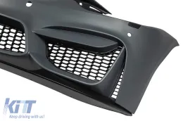 Pare-chocs avant M3 adapté pour BMW Série 3 F30 berline, F31 touring 2011-2019 avec PDC, avec lave-glaces, sans feux antibrouillard-image-6143628