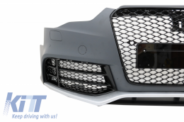 Pare-chocs avant pour Audi A5 8T Facelift 2012-2016 RS5 Look Grilles Extension-image-6029410