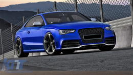 Pare-chocs avant pour AUDI A5 8T Facelift 2012-2016 RS5 Look avec Nid d'abeille Grilles-image-6077773