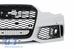 Pare-chocs avant pour AUDI A6 C7 4G 11-15 Grille Calandre RS6 Design-image-6030686