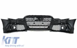 Pare-chocs avant pour AUDI A6 C7 4G 11-15 Grille Calandre RS6 Design-image-6030687