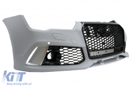 Pare-chocs avant pour Audi A7 4G Facelift 15-18 Grilles latérales RS7 Design-image-6075900