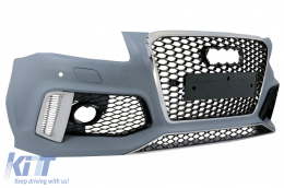 Pare-chocs avant pour Audi Q5 8R SUV 2012-2016 Grilles rayon miel SRA PDC titulaires-image-6072191