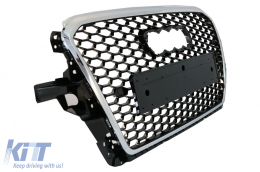 Pare-chocs avant pour Audi Q5 8R SUV 2012-2016 Grilles rayon miel SRA PDC titulaires-image-6072195