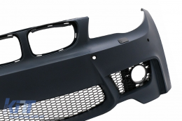 Pare-chocs avant pour BMW 1 E81 E82 E87 E88 2004-2011 1M Design avec SRA PDC-image-6022673