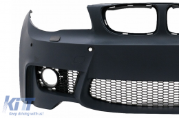 Pare-chocs avant pour BMW 1 E81 E82 E87 E88 2004-2011 1M Design avec SRA PDC-image-6022675