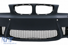 Pare-chocs avant pour BMW 1 E81 E82 E87 E88 2004-2011 1M Design avec SRA PDC-image-6022678