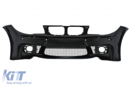 Pare-chocs avant pour BMW 1 E81 E82 E87 E88 2004-2011 1M Design avec SRA PDC-image-6097670