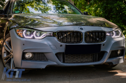 Pare-chocs avant pour BMW 3 F30 F31 2011-2019 M-Technik Look Sans Feux brouillard-image-6094063