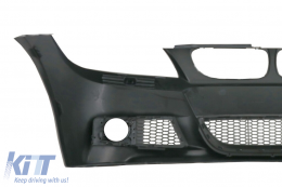Pare-chocs avant pour BMW Série 3 E90 Berline E91 Touring LCI 2008-2011 M-Technik Look-image-6064380