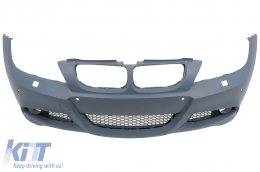 Pare-chocs avant pour BMW Série 3 E90 Berline E91 Touring LCI 2008-2011 M-Technik Look-image-6112792