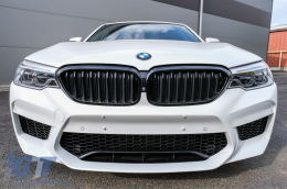 Pare-chocs avant pour BMW Série 5 G30 G31 Limousine Touring 2017-2019 M5 Sport Look-image-6092415