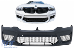 Pare-chocs avant pour BMW Série 5 G30 G31 Limousine Touring 2017-2019 M5 Sport Look-image-6092651