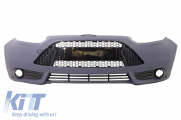 image-15-Pare-chocs avant pour Ford Focus MK III 3 2011-2014 Grilles ST Look