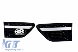 Pare-chocs avant pour Sport L320 09-13 Autobiography Look Grilles Assemblée Tout Noir-image-5992448