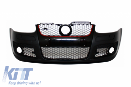 Pare-chocs avant pour VW Golf 5 V Mk5 03-07 Jetta 05-10 GTI Look Grille Nid d'abeille-image-6021976