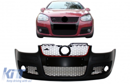 Pare-chocs avant pour VW Golf 5 V Mk5 03-07 Jetta 05-10 GTI Look Grille Nid d'abeille-image-6083906