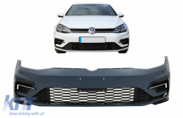 Pare-chocs avant pour VW Golf 7.5 2017-2020 R Line Look sans PDC-image-6056915