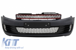 image-29-Pare-chocs avant pour VW Golf VI Golf 6 2008-2013 Grille look GTI sans PDC-