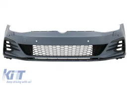 Pare-chocs avant pour VW Golf VII 7 5G 2013-2017 7.5 Style GTI Calandre PDC SRA-image-6091336