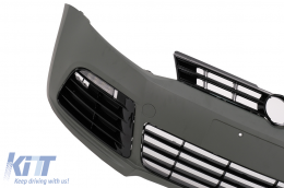 Pare-chocs avant pour VW Polo 6R 6C 03.2009-09.2017 R20 Look LED DRL-image-6058520
