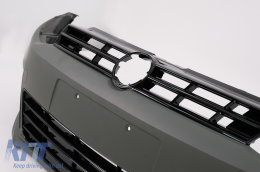 Pare-chocs avant pour VW Polo 6R 6C 03.2009-09.2017 R20 Look LED DRL-image-6058523