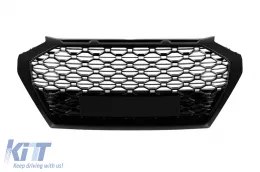 Pare-chocs avant RS adapté pour Audi Q5 2021–2023 avec bandes de finition noires-image-6139272