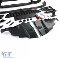 Pare-chocs avant sport + lame de spoiler adaptée pour BMW Série 3 F30 F31 F80 11-19-image-6198699