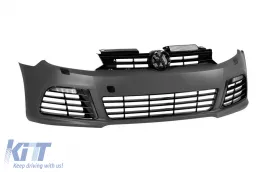 Pare-chocs avant style R20 adapté pour Volkswagen Golf VI 2008-2013-image-6231747