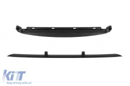 Pare-chocs avant style RS adapté pour Audi TT Coupé, Cabriolet 2016-2021 avec grille noire brillante-image-6164416