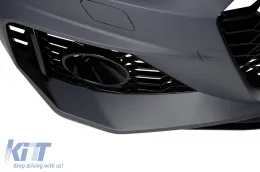 Pare-chocs avant type RS4 adapté pour Audi A4 B9.5 berline, break après 2021 avec PDC-image-6163003